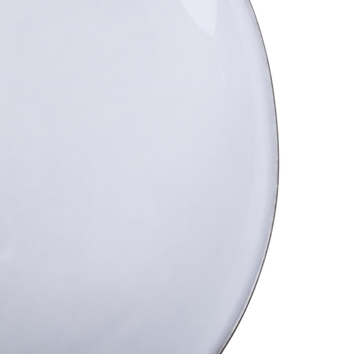 Olympia Raw Recycled Clay Charcoal Coupe Plates 260mm (6 Pack) Olympia