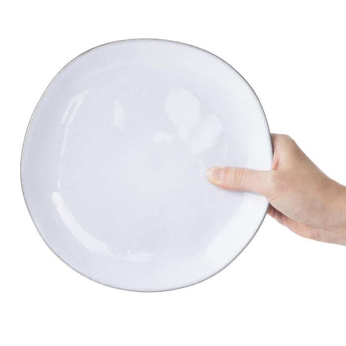 Olympia Raw Recycled Clay Charcoal Coupe Plates 220mm (6 Pack) Olympia