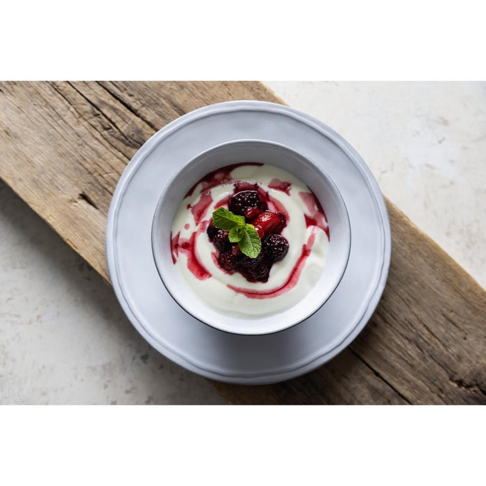 Olympia Raw Recycled Clay Charcoal Deep Bowls 140mm (6 Pack) Olympia