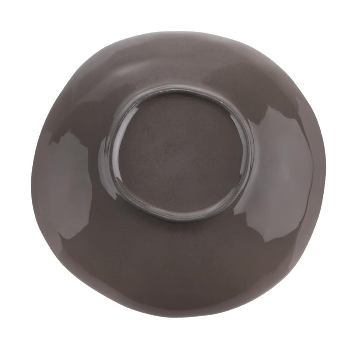 Olympia Raw Recycled Clay Charcoal Coupe Bowls 230mm (6 Pack) Olympia