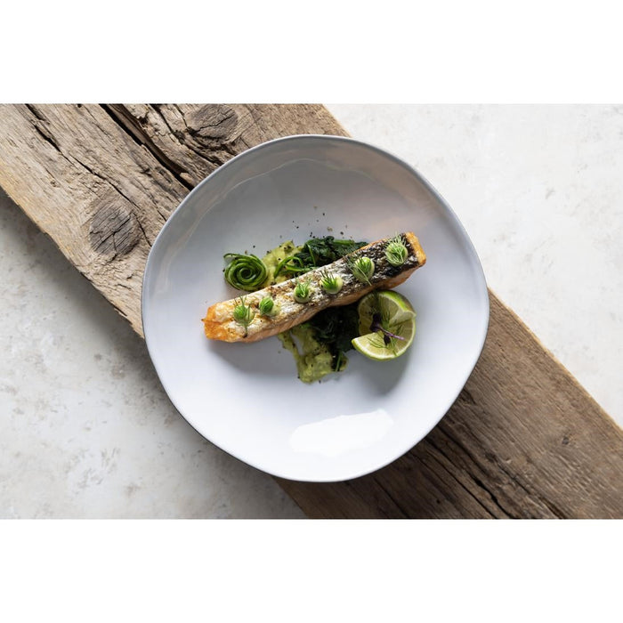 Olympia Raw Recycled Clay Charcoal Coupe Bowls 230mm (6 Pack) Olympia