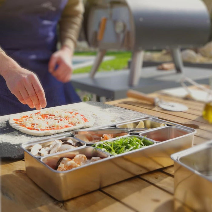 Louis Tellier Japanese Container with Six Compartments 328x148x63mm Tellier