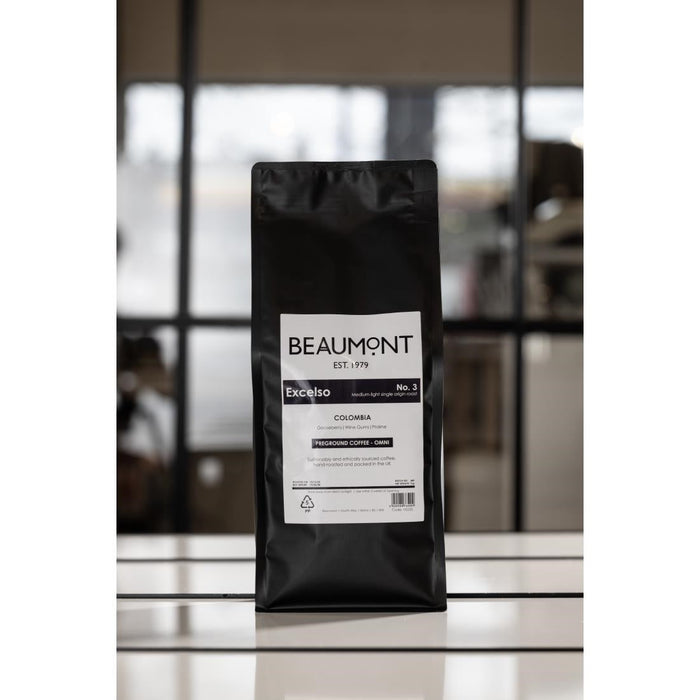 Beaumont No.3 Excelso Coffee Omni Grind 1kg Beaumont