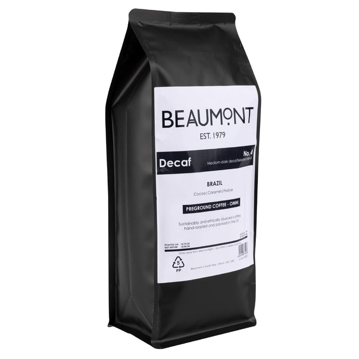 Beaumont No.4 Decaf Coffee Omni Grind 500g Beaumont