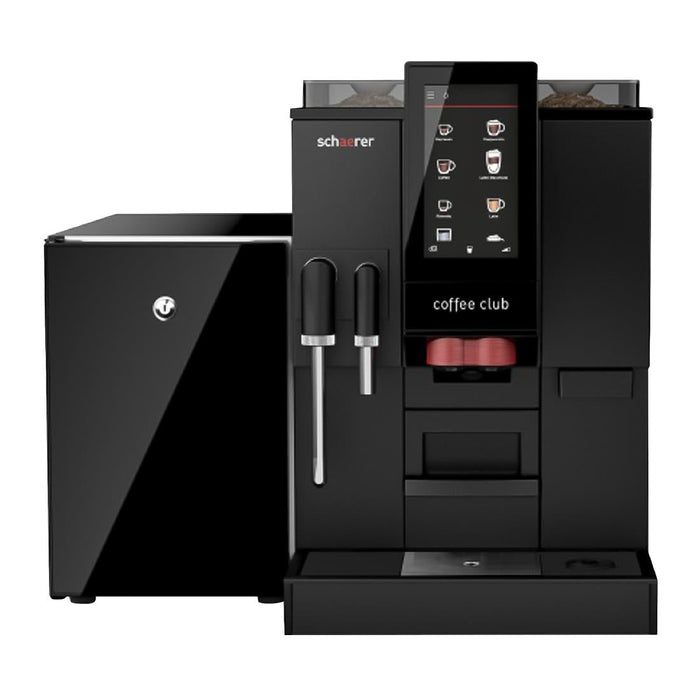Schaerer Coffee Club Bean to Cup Coffee Machine with 4Ltr Milk Fridge Schaerer