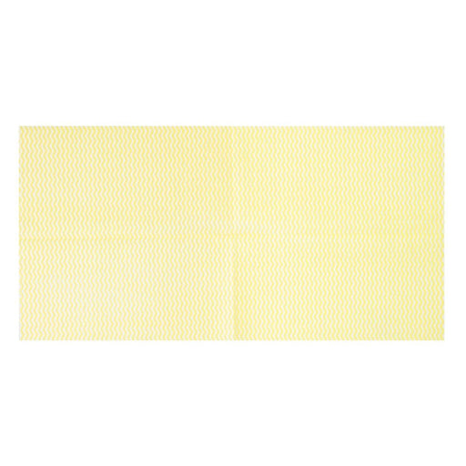 Jantex Non-Woven Cloths Yellow (50 Pack) Jantex