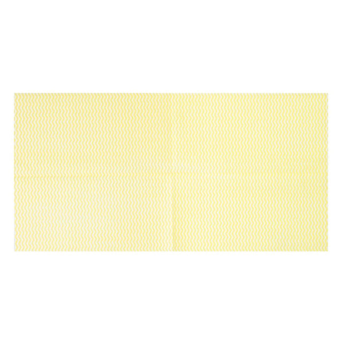 Jantex Non-Woven Cloths Yellow (50 Pack) Jantex