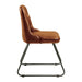 Harland Side Chair Leather Bruciato (2 Pack) Everyday