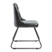 Harland Side Chair Leather Vintage Black (2 Pack) Everyday