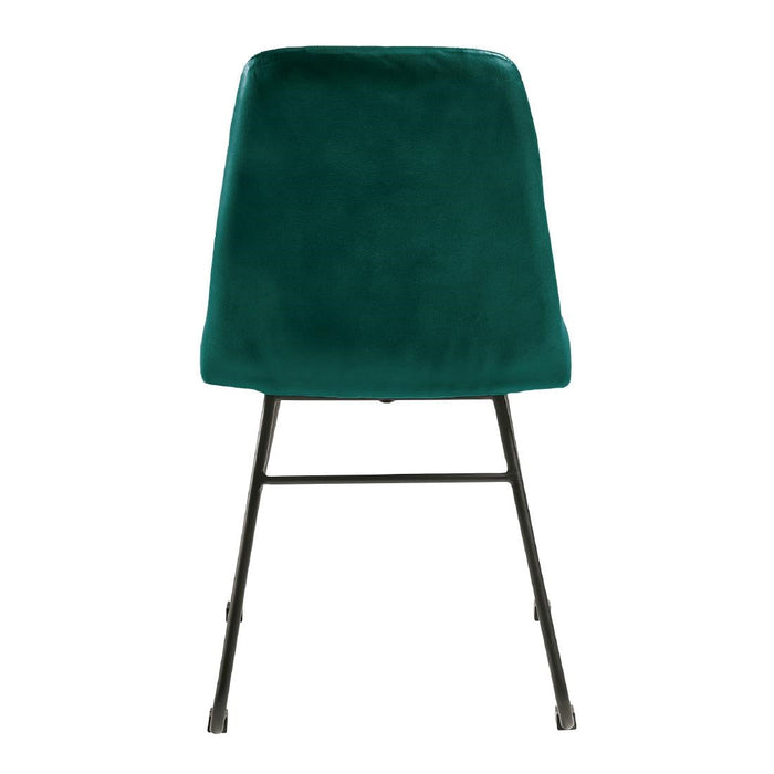 Harland Side Chair Leather Vintage Blue (2 Pack) Everyday