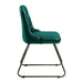Harland Side Chair Leather Vintage Blue (2 Pack) Everyday
