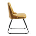 Harland Side Chair Leather Vintage Gold (2 Pack) Everyday