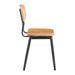 Juna Side Chair Ply Oak & Black Steel (2 Pack) Everyday