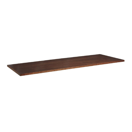 Solid Ash Dark Walnut Rectangular Table Top 1200x700mm Everyday