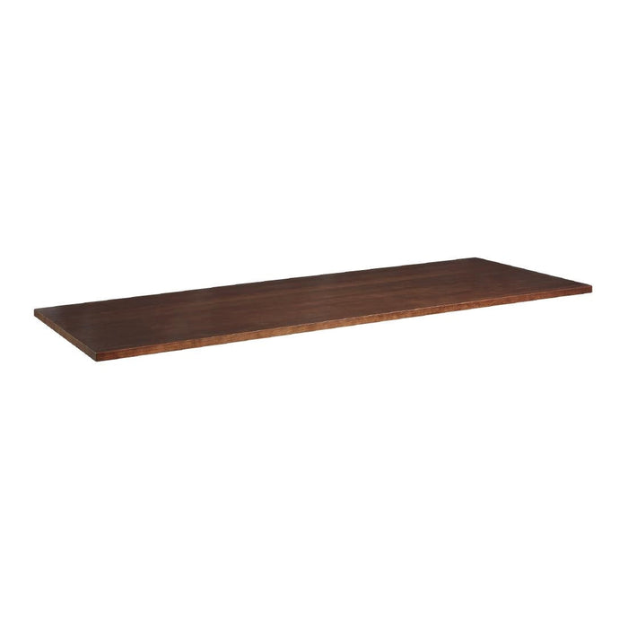 Solid Ash Dark Walnut Rectangular Table Top 1200x700mm Everyday