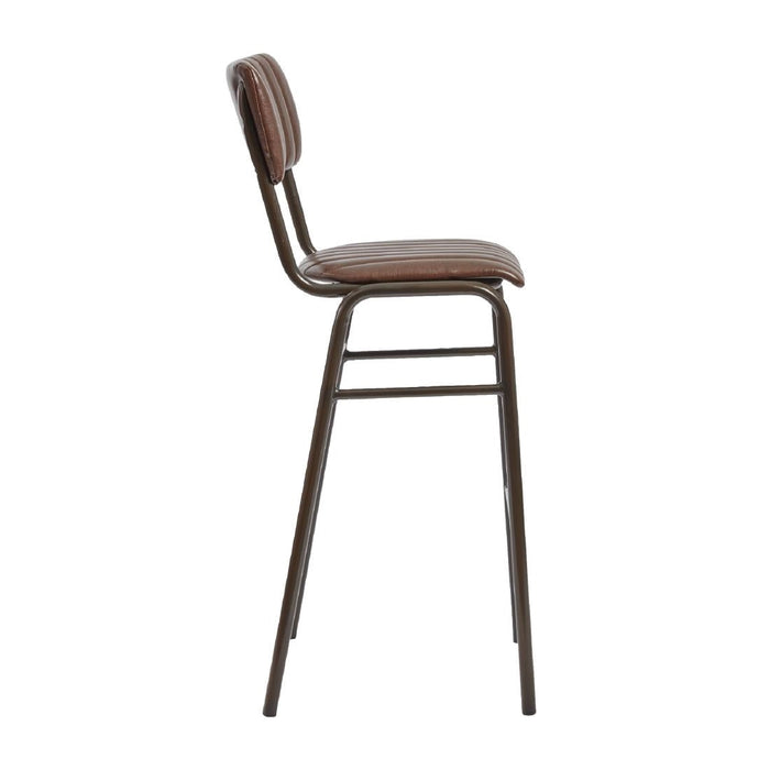 Tavo Stacking Bar Stool Vintage Brown (2 Pack) Everyday