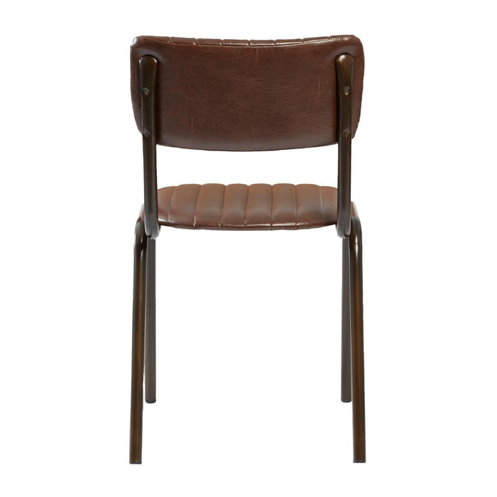 Tavo Stacking Side Chair Vintage Brown (2 Pack) Everyday