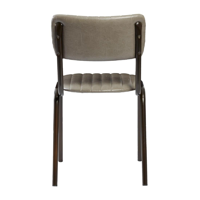 Tavo Stacking Side Chair Vintage Dark Grey (2 Pack) Everyday
