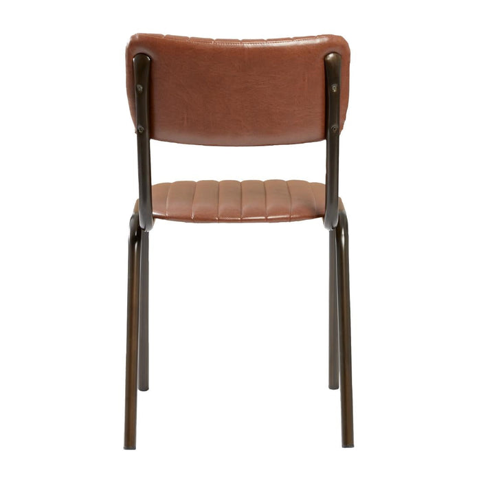Tavo Stacking Side Chair Vintage Tan (2 Pack) Everyday