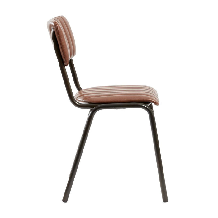 Tavo Stacking Side Chair Vintage Tan (2 Pack) Everyday
