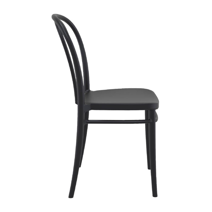 Victor Side Chair Black (2 Pack) Everyday