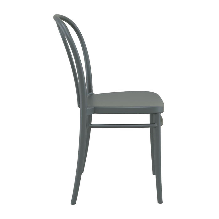 Victor Side Chair Dark Grey (2 Pack) Everyday