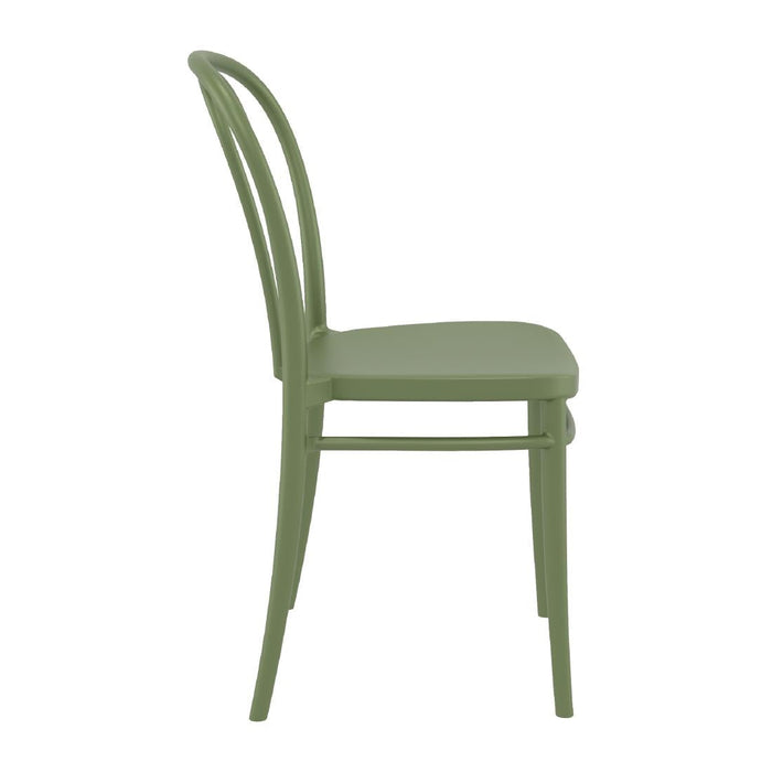 Victor Side Chair Olive Green (2 Pack) Everyday