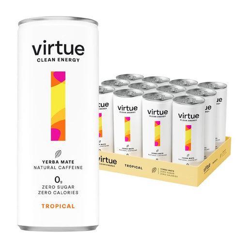 Virtue Clean Energy Tropical Drink 250ml (12 Pack) Virtue