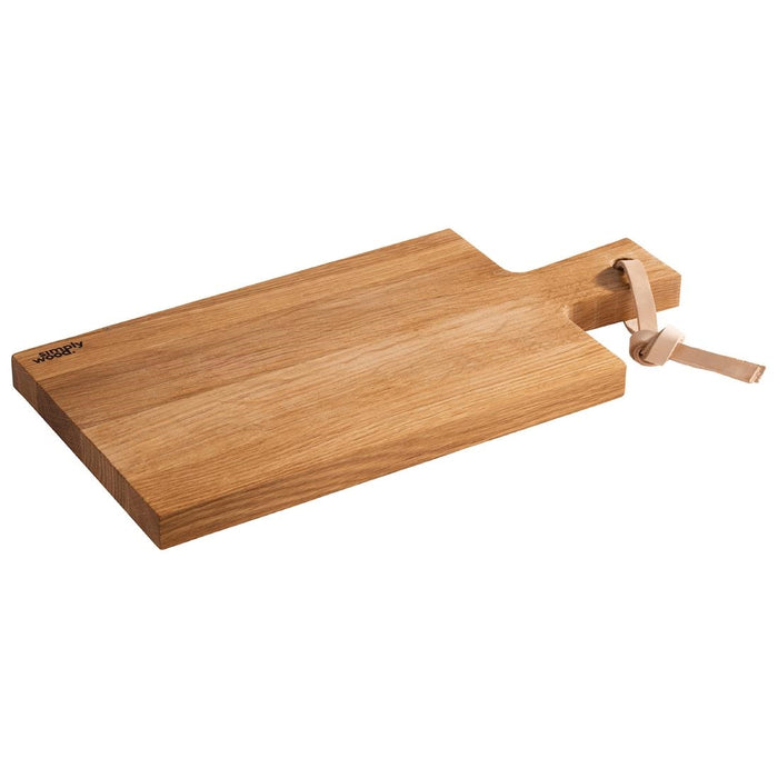 Size: 350(L)x170(W)x20(D)mm. Serving Surface: 270(L)x170(W)mm. Handle Length: 80mm