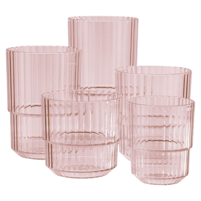 APS Linea Light Pink Drinking Cup 300ml (48 Pack) APS