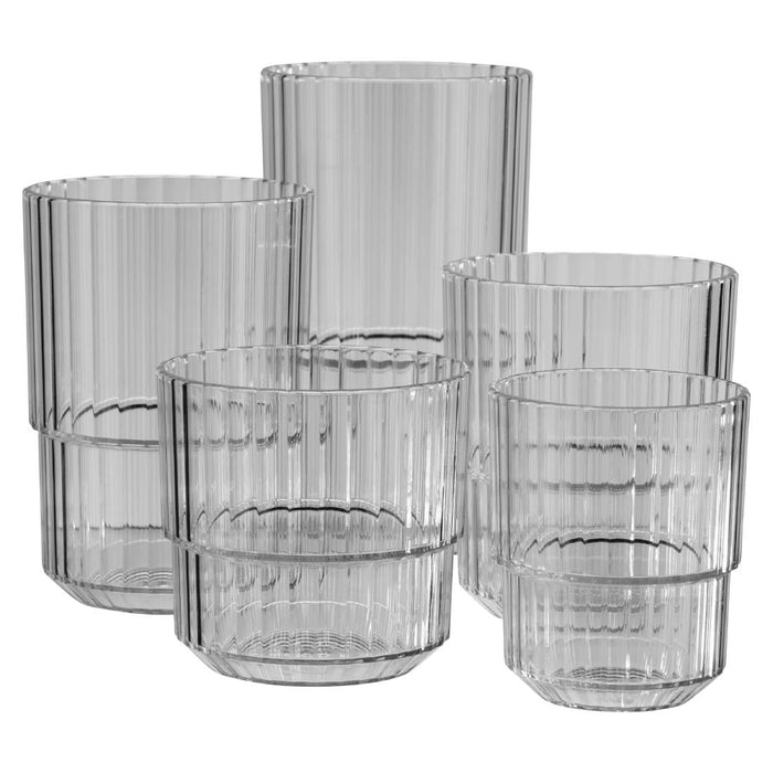 APS Linea French Grey Drinking Cup 300ml (48 Pack) APS