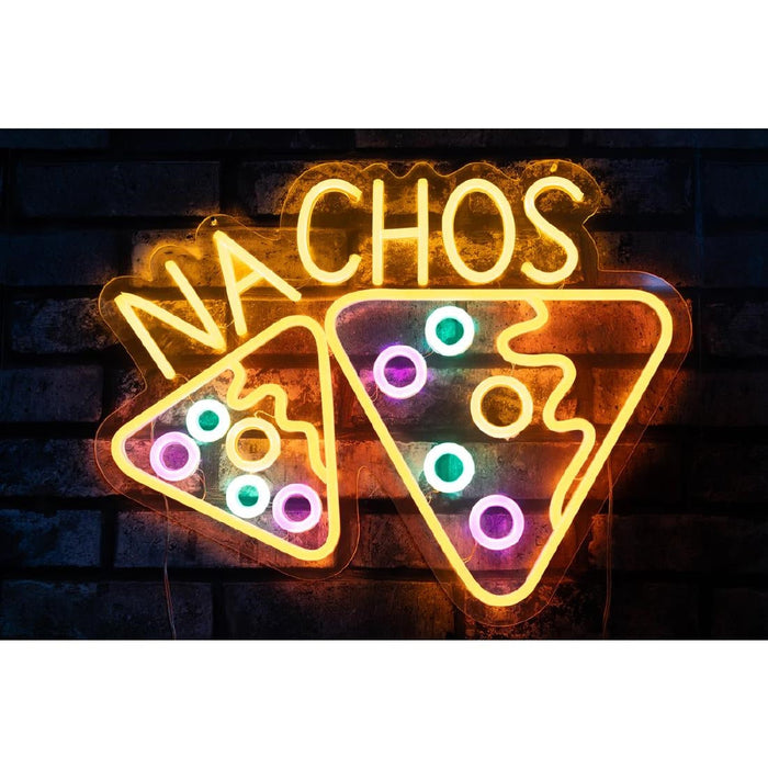 A1 Equipment Nachos Neon Style LED Light-up Sign A7695 A1 Equipment