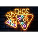 A1 Equipment Nachos Neon Style LED Light-up Sign A7695 A1 Equipment