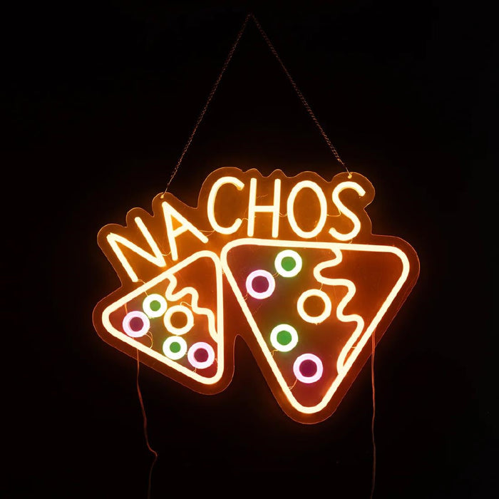 A1 Equipment Nachos Neon Style LED Light-up Sign A7695 A1 Equipment