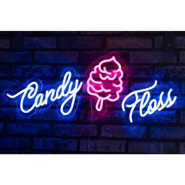 A1 Equipment Candy Floss Neon Style LED Light-up Sign A7362 A1 Equipment
