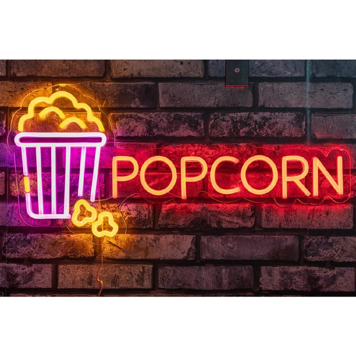 A1 Equipment Popcorn Neon Style LED Light-up Sign A7374 A1 Equipment