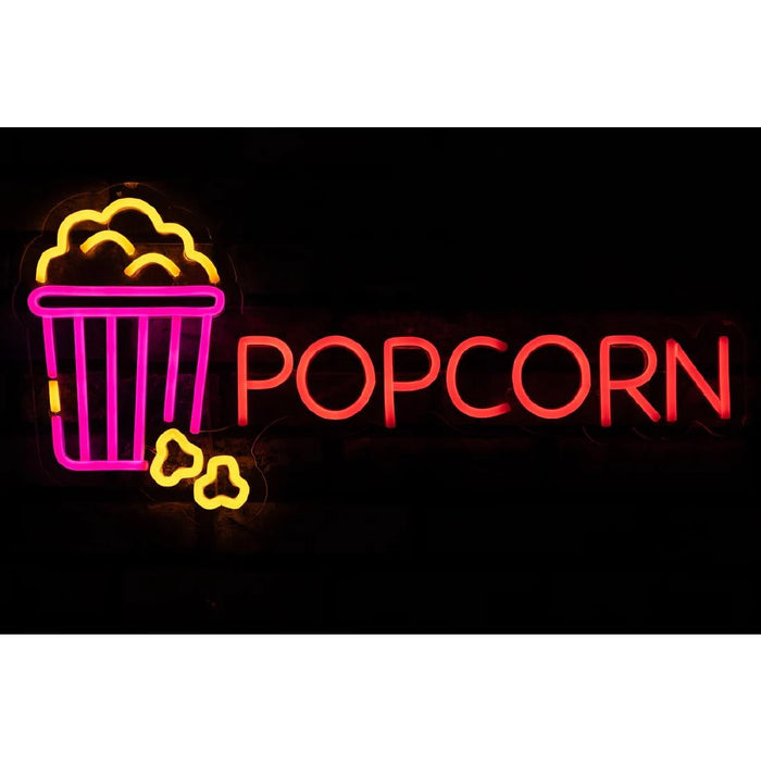 A1 Equipment Popcorn Neon Style LED Light-up Sign A7374 A1 Equipment