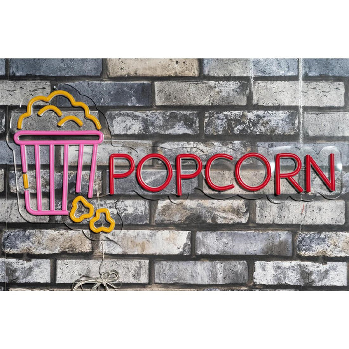 A1 Equipment Popcorn Neon Style LED Light-up Sign A7374 A1 Equipment