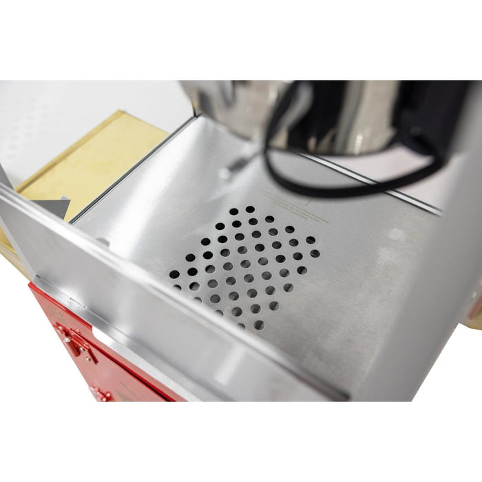 A1 Equipment 8oz Popcorn Machine with Cart Red A1 Equipment