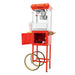 A1 Equipment 8oz Popcorn Machine with Cart Red A1 Equipment
