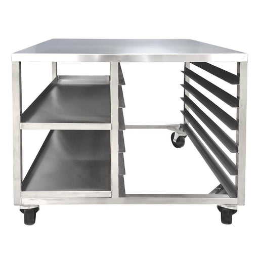 Stainless steel. Fits 2x stacked compact ovens HT427, HT428 or HT429 (Direct)