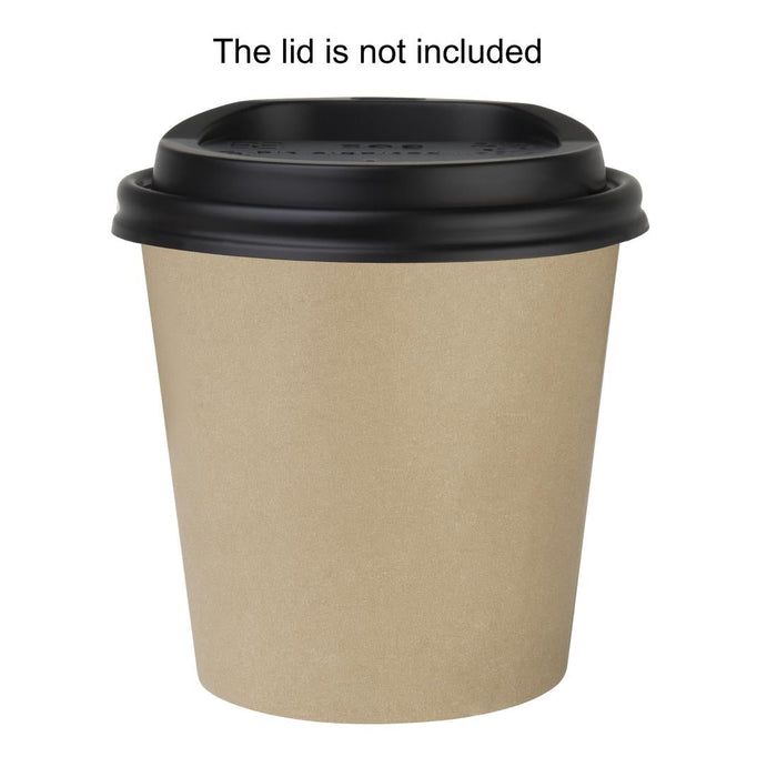 Fiesta Compostable Hot Cups Single Wall Kraft 6oz (50 Pack) Fiesta Compostable