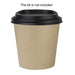 Fiesta Compostable Hot Cups Single Wall Kraft 6oz (50 Pack) Fiesta Compostable