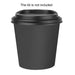 Fiesta Recyclable Hot Cups Single Wall Black 6oz (50 Pack) Fiesta Recyclable