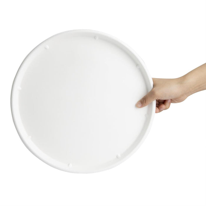 Fiesta Compostable Bagasse Round Plates 304mm (50 Pack) Fiesta Compostable