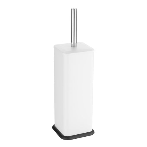 Jantex Square Toilet Brush and Holder - White Jantex