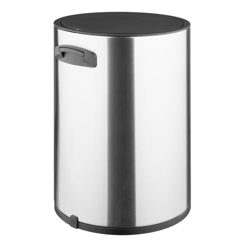 Jantex Pedal Bin Brushed Steel 6Ltr Jantex