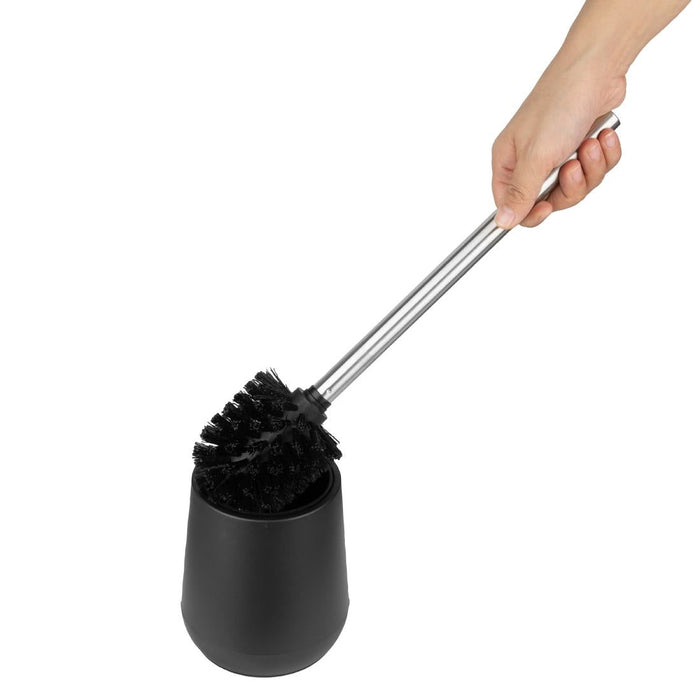 Jantex Toilet Brush and Holder Black Jantex