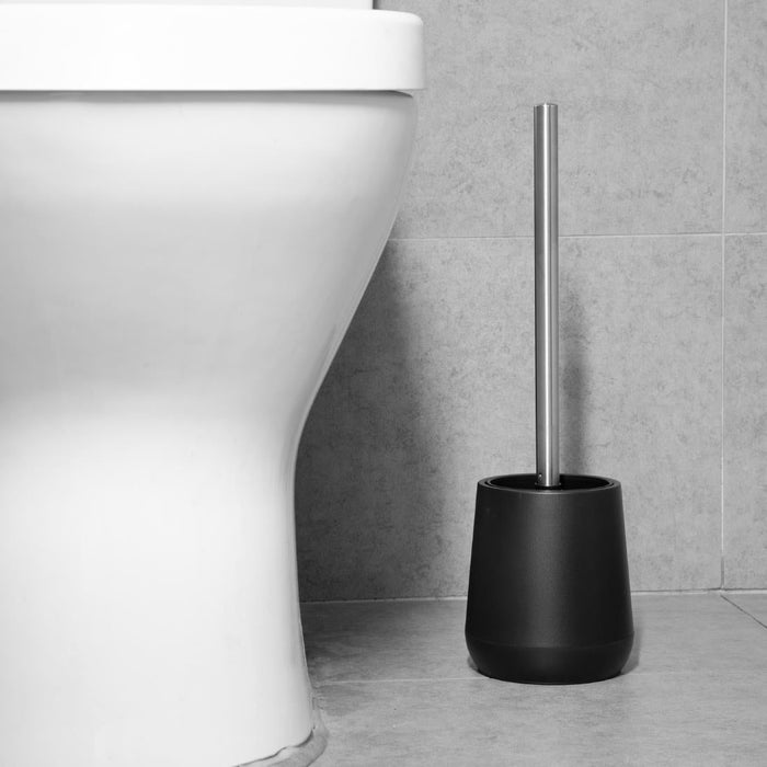 Jantex Toilet Brush and Holder Black Jantex