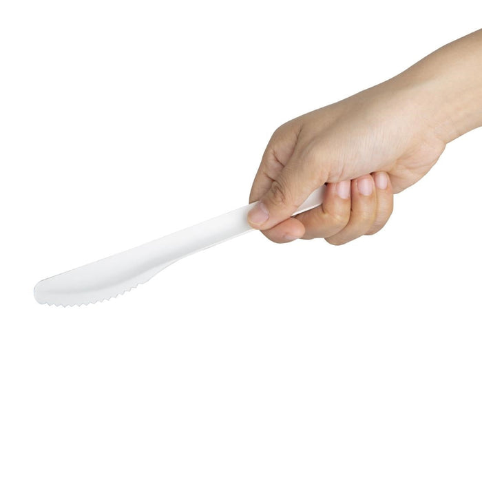 Fiesta Compostable Paper Knives 165mm (100 Pack) Fiesta Compostable
